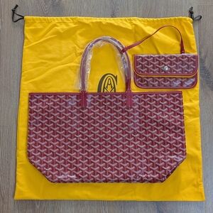 Goyard Red Saint Louis PM Tote